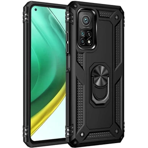 Xiaomi Mi 10T 5g Kılıf Ultra Koruyan Yüzüklü Tank Stand Olan Mıknatıslı Voyotank