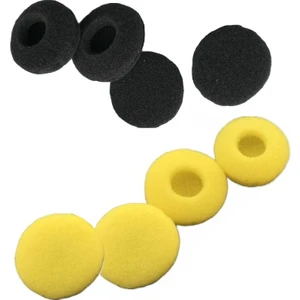 Kulaklık Süngeri, Kulaklık Yastığı (18 Mm) - Taraftar 4 Sarı 4 Siyah