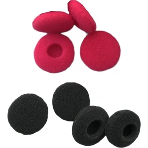 Kulaklık Süngeri, Kulaklık Yastığı (18 Mm) - Taraftar 4 Kırmızı 4 Siyah