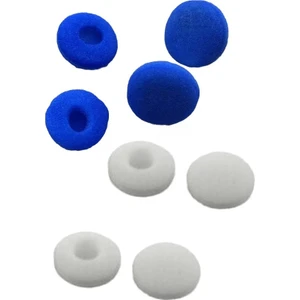 Kulaklık Süngeri, Kulaklık Yastığı (18 Mm) - Taraftar 4 Beyaz 4 Mavi