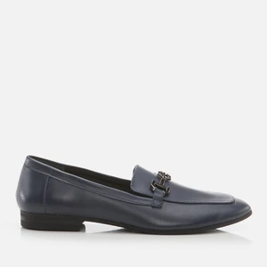 01AYH268520A680 Hakiki Deri Lacivert Kadın Loafer
