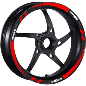 Tvs Wego 110 2012 - 2024 Uyumlu Kırmızı 1 Set Jant Şeridi