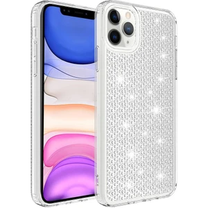 Apple iPhone 11 Pro Max ile Uyumlu Kılıf Parlak Tasarım Kadın Telefon Kılıfı Kapak