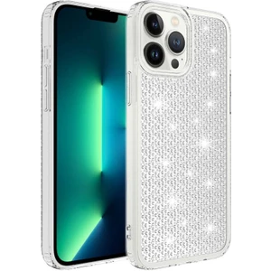 Apple iPhone 13 Pro Max ile Uyumlu Kılıf Parlak Tasarım Kadın Telefon Kılıfı Kapak