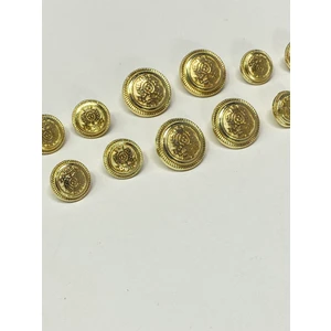 Karan Tuhafiye Blazer Ceket Düğmesi Gold 4+8 Li T