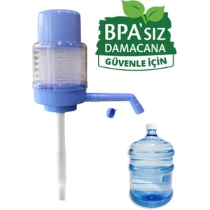 Pratik Mağazam  Şeffaf Vakumlu Turbo Manuel Damacana Su Pompası