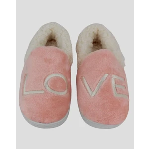 Astus- Love Yazılı Mavi Kadın  Ev Içi Ayakkabı