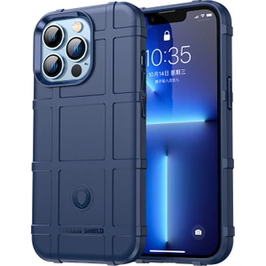 Iphone 14 Promax Kılıf Için Damalı Düşmeye Dayanıklı Yumuşak Kılıf (Yurt Dışından)