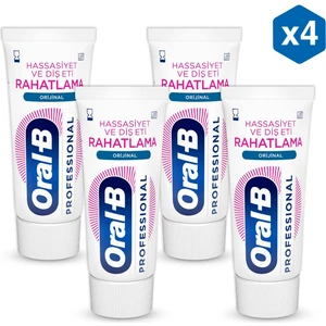 Oral-B professional Hassasiyet ve Diş Eti Rahatlama Orijinal Diş Macunu 50 ml 4'lü Paket