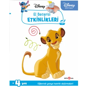 Disney Eğitsel Simba El Becerisi Etkinlikleri Yazıya Hazırlık