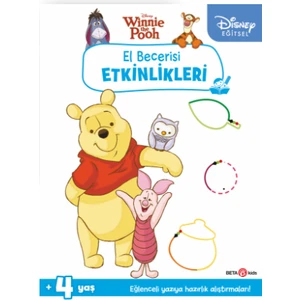 Disney Eğitsel Winnie The Pooh El Becerisi Etkinlikleri Yazıya Hazırlık