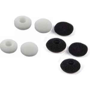 Kulaklık Süngeri, Kulaklık Yastığı (18 Mm) - Taraftar 4 Siyah 4 Beyaz