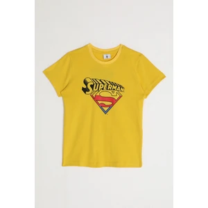 Erkek Çocuk T-Shırt Açık Sarı