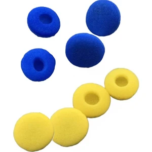 Kulaklık Süngeri, Kulaklık Yastığı (18 Mm) - Taraftar 4 Sarı 4 Mavi