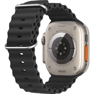 Apple Watch 42-44-45-49MM KRD-28 Ocean Siyah Kordon
