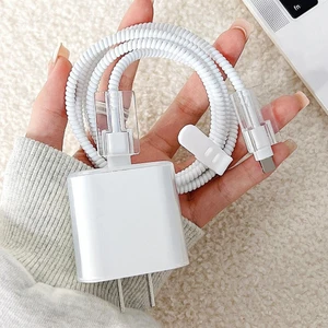 Iphone Veri Kablosu Koruyucu Kılıf Iphone Hızlı Şarj 20W Şarj Cihazı Koruyucu Kılıf (Yurt Dışından)