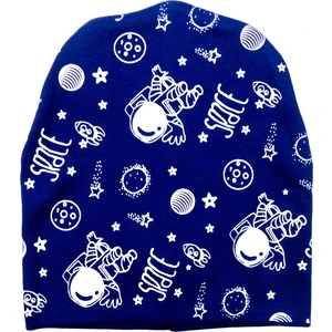 Cramerr Baby Çift Katlı Penye Interlok Bebek Çocuk Bere (Space Baskılı)