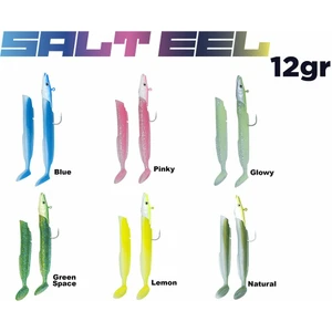 Salt Eel 10CM 12GR X2 Silikon Yem 021 Blue Glitter
