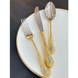 Çırağan Prestige Gold 84 Parça Çatal Kaşık Bıçak Takımı