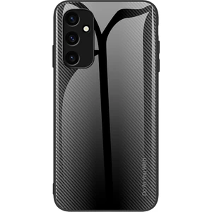 Samsung Galaxy A24 Için 4g Temperli Cam + Tpu Koruyucu Kılıf Karbon Fiber Doku Çizgiye Dönüş Anti Telefon Kapağı (Yurt Dışından)