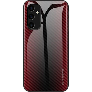 Samsung Galaxy A24 Için 4g Temperli Cam + Tpu Koruyucu Kılıf Karbon Fiber Doku Çizgiye Dönüş Anti Telefon Kapağı (Yurt Dışından)