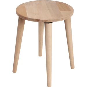 Yuvarlak Doğal Ahşap Tabure