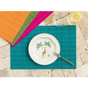 English Home Farleg Bambu 4'lü Amerikan Servis 45 x 30 cm Renkli