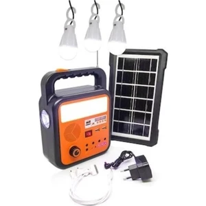 Gold Silver GS-902P Şarjlı Solar Fener Bluetooth