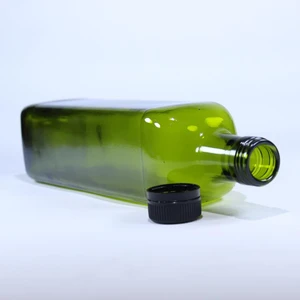 Zeytinyağı Şişesi Yağdanlık Sosluk Sirkelik Koyu Yeşil Marasca 750 ml