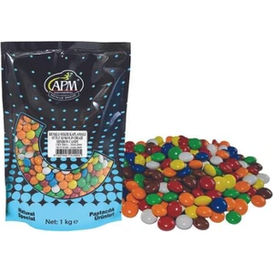 Apm Renkli Şeker Kaplamalı (Minibon) Sütlü Kokolin Draje