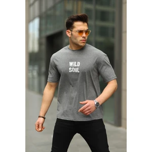 Erkek Wild Soul Baskılı Owersize Tshirt
