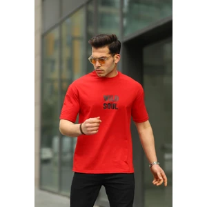 Erkek Wild Soul Baskılı Owersize Tshirt