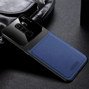 Xiaomi Redmi Note 8 Pro Kılıf Zebana Lens Deri Kılıf Lacivert