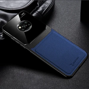 Xiaomi Poco X3 Nfc Kılıf Zebana Lens Deri Kılıf Lacivert