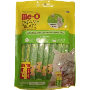Me-O Meo Creamy Sarıyüzgeçli Orkinos Balığı Kedi Ödülü 20X15 gr