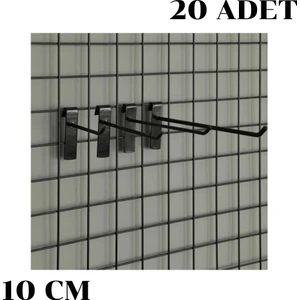 İstanbul Manken 20 Adet 10 cm Tel Pano Kancası Raf Askısı