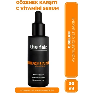 The Fair the fair. C-Gleam Giderici Bakımı Vegan Cilt Serumu %2 Vitamin C +%2 Niacinamide 30ml