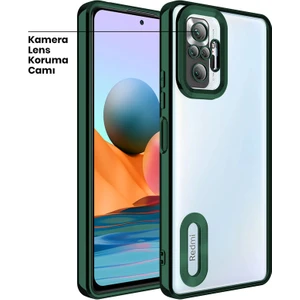 Xiaomi Redmi Note 10 Pro Max Kılıf Zebana Glint Silikon Kılıf Yeşil