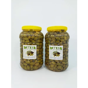 ETİK YERLİ ÜRÜNLER Çekiçke Cinsi (Küçük Boy) Kırma Tatlanmış Zeytin 2'li Paket 3 Kg+3Kg