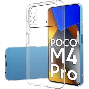 Xiaomi Poco M4 Pro 5g ile Uyumlu Kılıf Şeffaf Kamera Korumalı Esnek Silikon Telefon Kılıfı Kapak