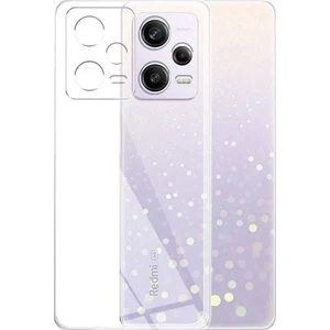 Xiaomi Redmi Note 12 5g ile Uyumlu Kılıf Şeffaf Kamera Korumalı Esnek Silikon Telefon Kılıfı Kapak