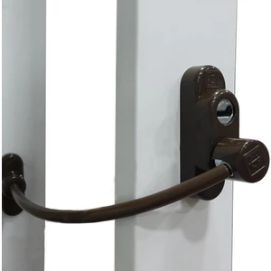 6 Adet Penkid Pvc Pencere Çocuk Emniyet Kilidi Koyu Kahverengi