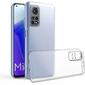 Xiaomi Mi 10T 5g ile Uyumlu Kılıf Şeffaf Kamera Korumalı Esnek Silikon Telefon Kılıfı Kapak