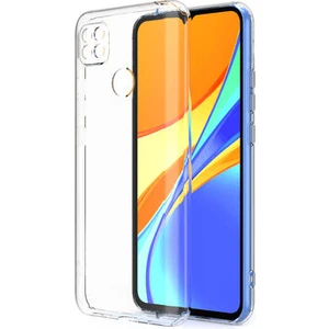 Techno Guru Redmi 9c Kamera Korumalı Şeffaf Sheer Premium Silikon Kılıf