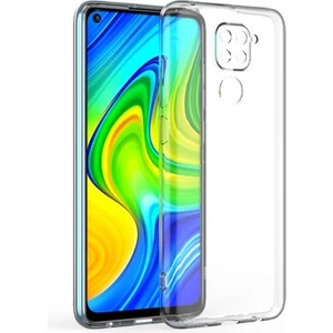 Techno Guru Redmi Note 9 Kamera Korumalı Şeffaf Sheer Premium Silikon Kılıf