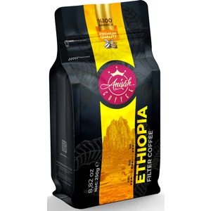 Anisah Coffee Etiyopya Filtre Kahve 250gr Kağıt ve Metal Filtre Öğütümlü %100 Arabica, Orta Kavrum