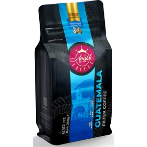 Anisah Coffee Guatemala Filtre Kahve 250gr Kağıt ve Metal Filtre Öğütümlü %100 Arabica, Orta Kavrum