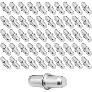 Raf Pimi Cam Ahşap Metal Raf Tutucu Çivisi Mobilya Dolap Pimi Metal (50 Adet)