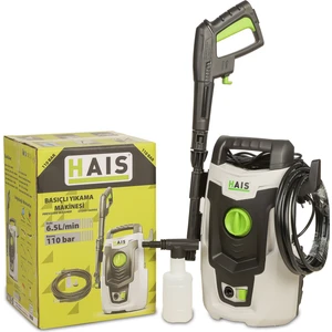 Hais 110 Bar Basınçlı Yıkama Makinesi 1400 Watt (Metal Pompa)