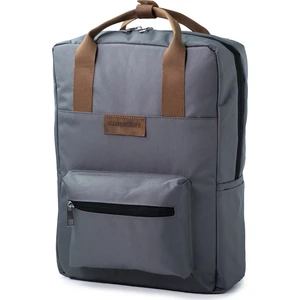 Unisex Siyah Su Geçirmez Imperteks Kumaş 15.6 Inç Laptop Bölmeli Sırt Çantası